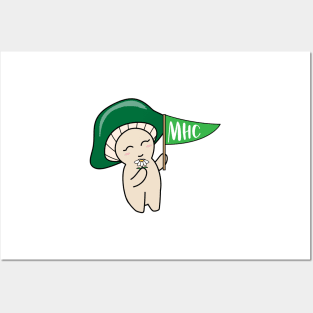 Green Griffin Mushroom! Posters and Art